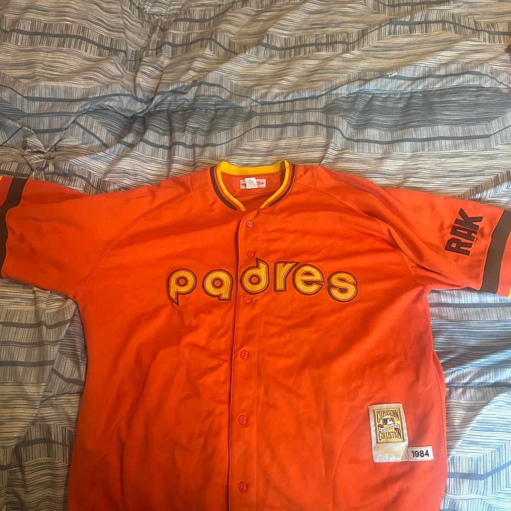 Orange 1984 Padres Tony Gwynn Baseball Jersey